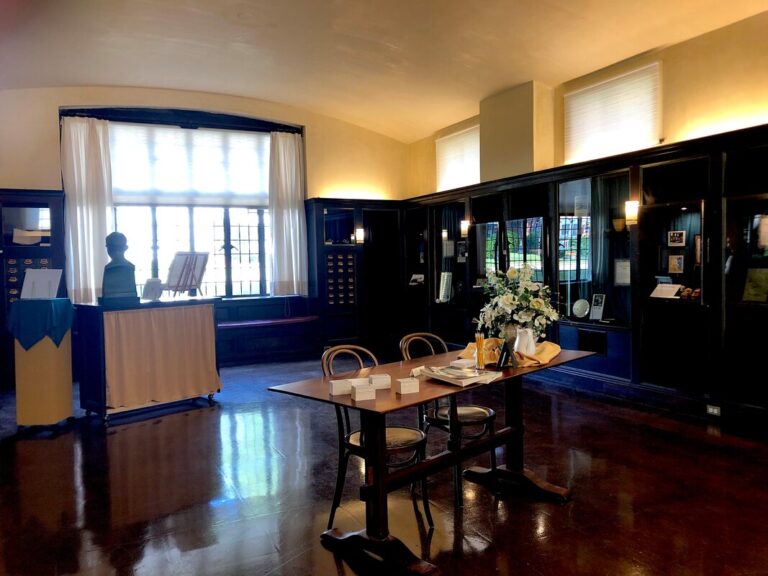 Saranac Laboratory Museum rental space table with chairs 768x576